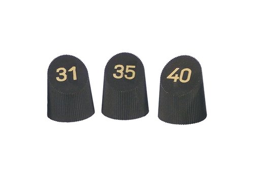  HorecaTraders Table number set | 31~40 | Plastic | Black 