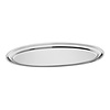 HorecaTraders Serving tray | stainless steel | Oval | 100 x 34 cm