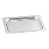 HorecaTraders Serving tray | stainless steel | 0.26kg | 22.5 x 18 cm