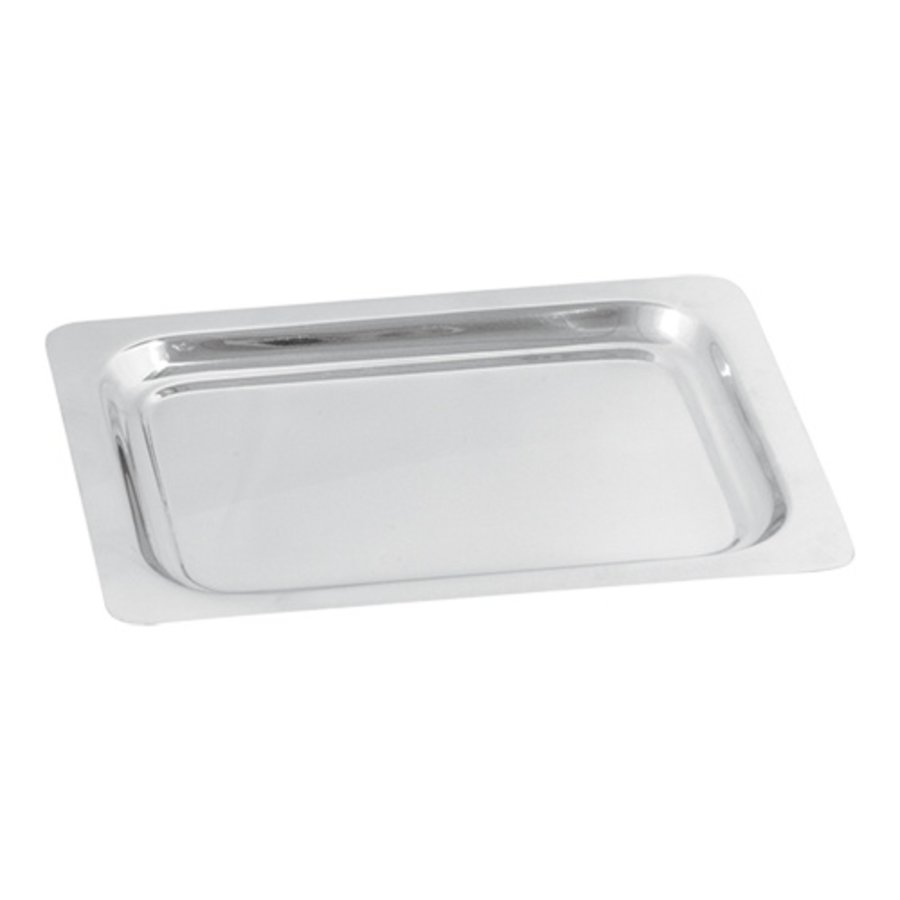 Serving tray | stainless steel | 0.26kg | 22.5 x 18 cm