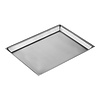 HorecaTraders Serving tray | Rectangular | stainless steel | 29x21cm