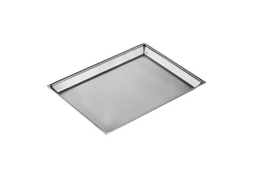  HorecaTraders Serviertablett | Rechteckig | Edelstahl | 29 x 21 cm 