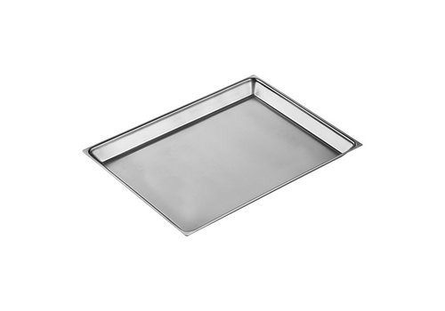  HorecaTraders Serving tray | Rectangular | stainless steel | 29x21cm 