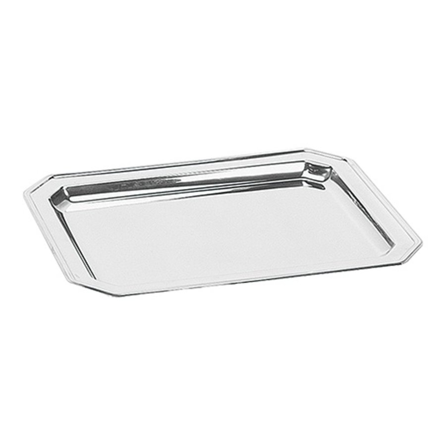 Serving tray | 31 x 23.5 cm | 0.6kg | Stainless steel