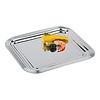 HorecaTraders Serviertablett | Verchromt | 0,33 kg | 35 x 32 cm