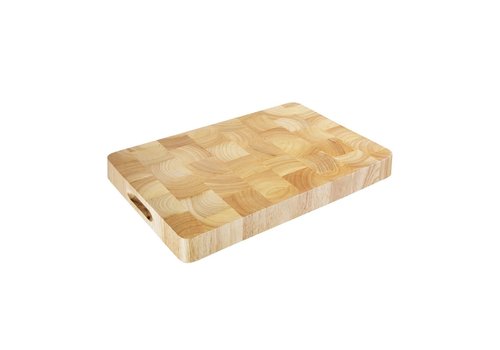  Vogue Schneidebrett | Gummibaumholz | Rechteckig | 30,5 x 45,5 cm 