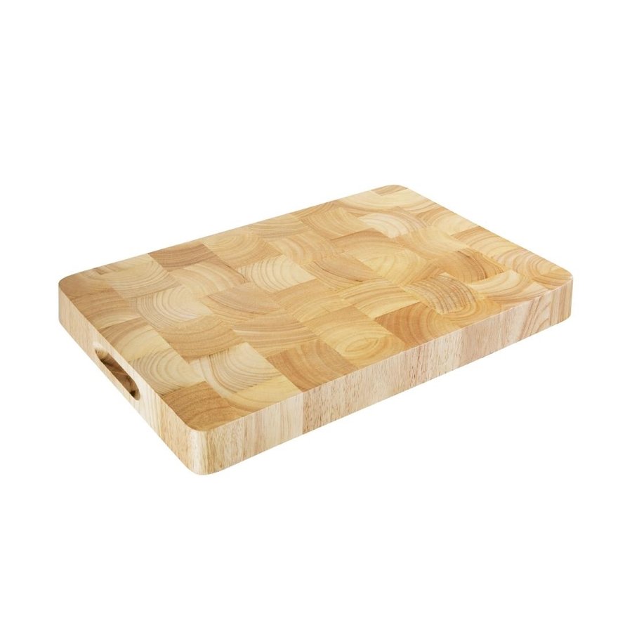 Planche à découper | Bois d'hévéa | Rectangulaire | 30,5 x 45,5 cm