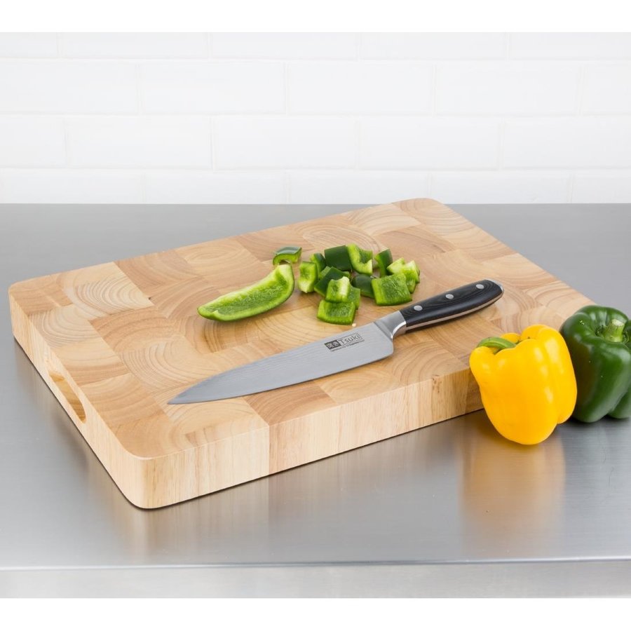 Planche à découper | Bois d'hévéa | Rectangulaire | 30,5 x 45,5 cm