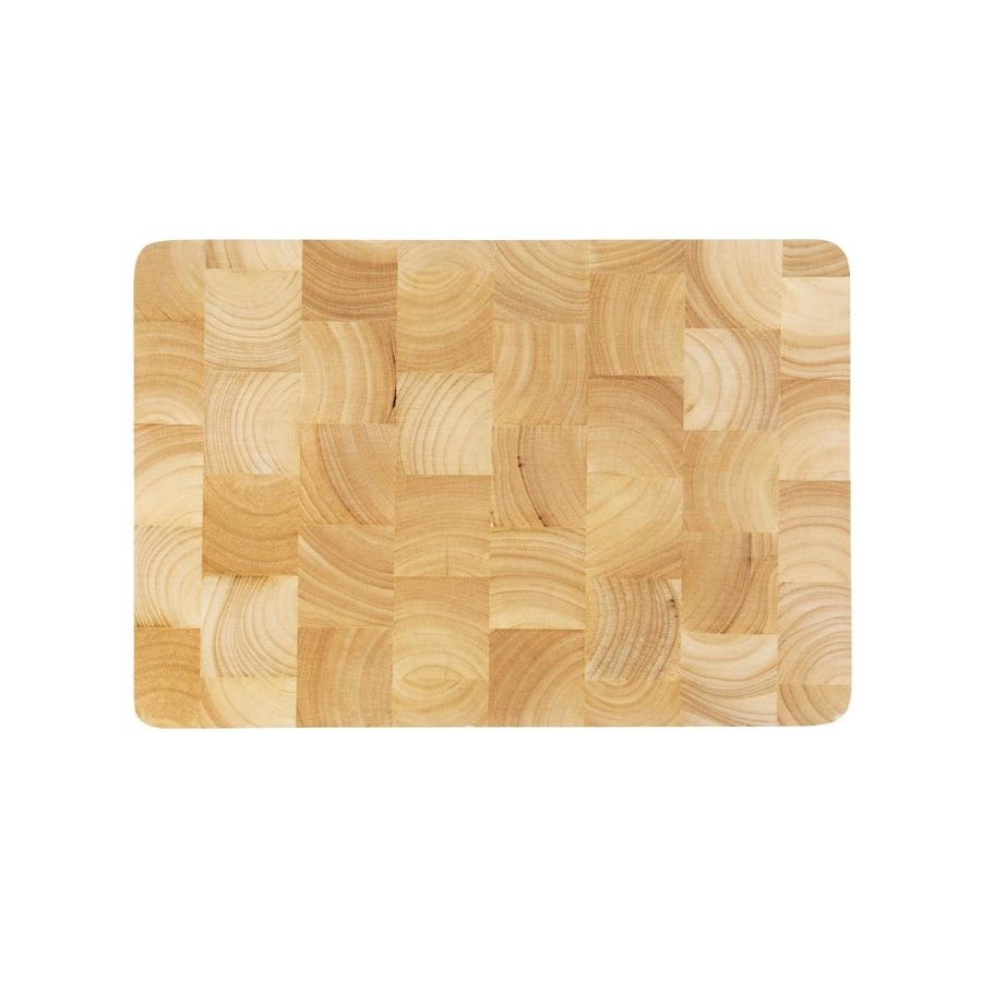 Planche à découper | Bois d'hévéa | Rectangulaire | 30,5 x 45,5 cm