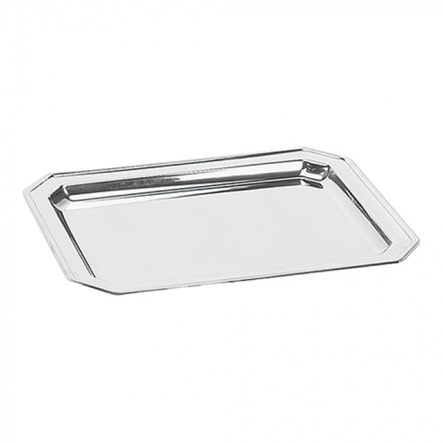 Serviertablett | Edelstahl | 0,67 kg | 37 x 27 cm