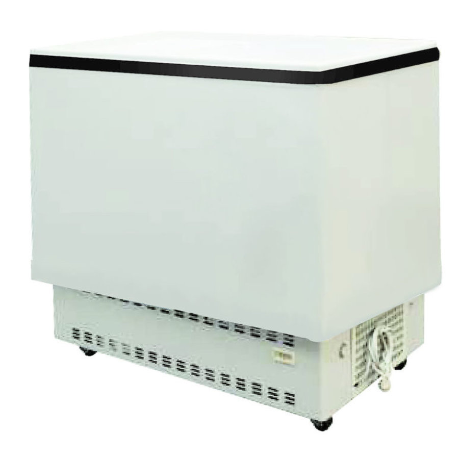 Coffre réfrigéré avec couvercle coulissant | 88 kg | 1022 x 622 x 1007 mm