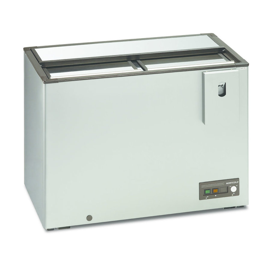 Cooling chest with sliding lid | 56 kg | 1100 x 600 x 830 mm