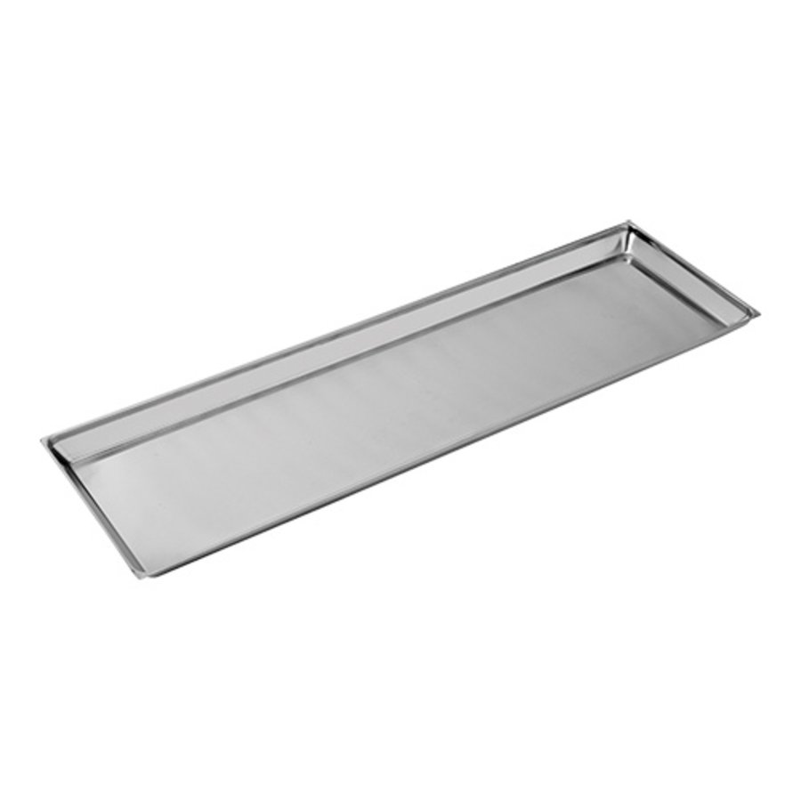 Serviertablett | Edelstahl | 1,5 kg | 73 x 21 cm