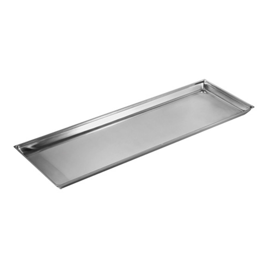 Plateau de service | acier inoxydable | 73 x 25 x 1,5 cm
