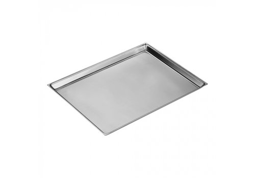  HorecaTraders Plateau de service | acier inoxydable | 0,86 kg | 40 x 30 cm 