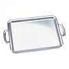 HorecaTraders Serving tray | Stainless steel | 40 x 30 cm