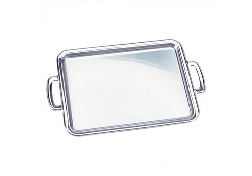  HorecaTraders Plateau de service | acier inoxydable | 40 x 30 cm 