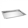 HorecaTraders Serving tray | stainless steel | 44.5 x 29.5 cm