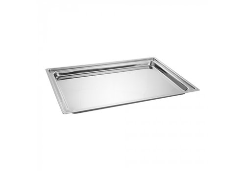  HorecaTraders Serving tray | stainless steel | 44.5 x 29.5 cm 