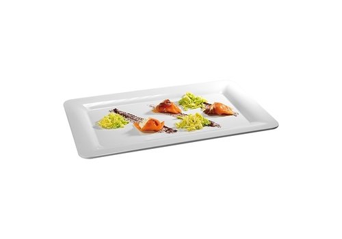  HorecaTraders Serviertablett | Kunststoff | GN1/1 | 32,5 x 53 x 2 cm 