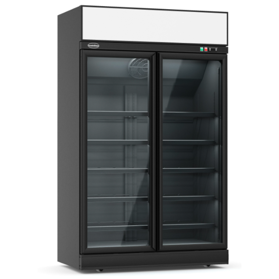Réfrigérateur avec porte vitrée | 2 portes | 1000 litres