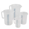 HorecaTraders Plastic Maatbeker | 5 Verschillende Formaten | 500ml tot 5000ml