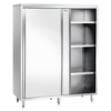 Bartscher Crockery cabinet | 3 shelves | stainless steel | 1600x700x2000mm