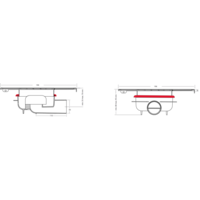 Afvoerput | RVS | ABS | 200 x 200 mm