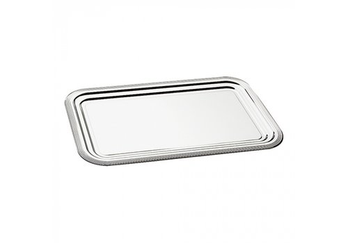  HorecaTraders Plateau de service | Chromé | GN1/1 | 53 x 32,5 cm 