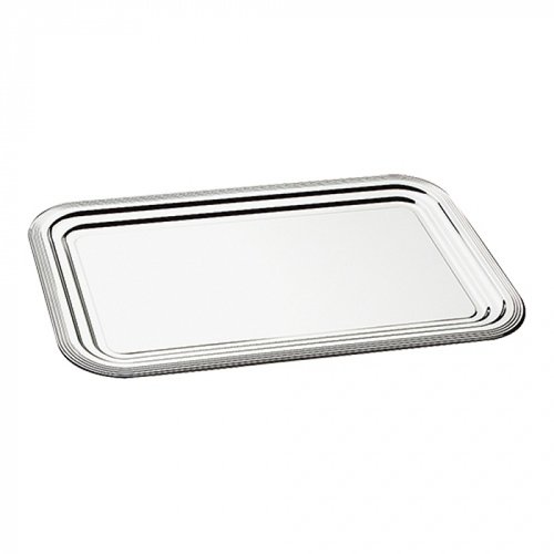  HorecaTraders Serving tray | Chrome plated | GN1/1 | 53 x 32.5 cm 