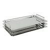 HorecaTraders Serving tray | stainless steel | GN1/1 | 32.5 x 53cm