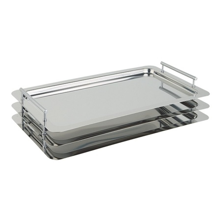 Serving tray | stainless steel | GN1/1 | 32.5 x 53cm