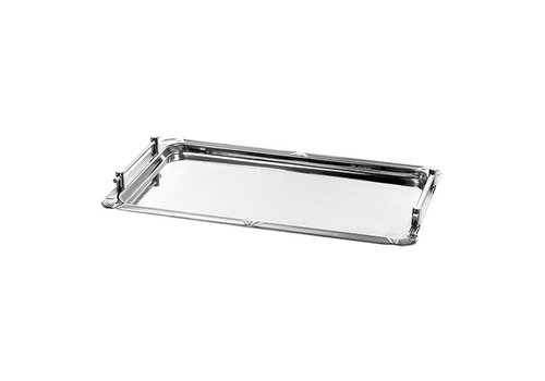  HorecaTraders Serviertablett | Edelstahl | GN1/1 | 32,5 x 53 cm 