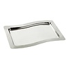 HorecaTraders Serviertablett | Edelstahl | GN1/1 | 32,5 x 53 x 1 cm