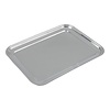 HorecaTraders Serving tray | stainless steel | 1.4kg | GN1/1 | 53 × 32.5 cm