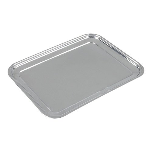  HorecaTraders Serviertablett | Edelstahl | 1,4 kg | GN1/1 | 53 x 32,5 cm 