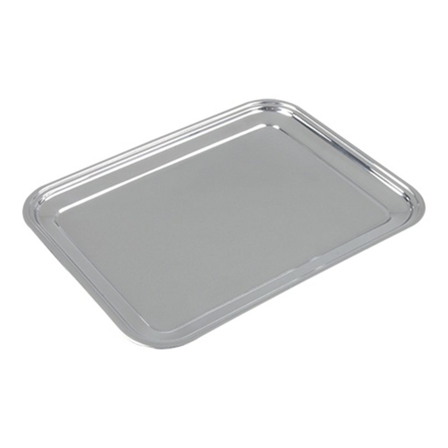 Serving tray | stainless steel | 1.4kg | GN1/1 | 53 × 32.5 cm