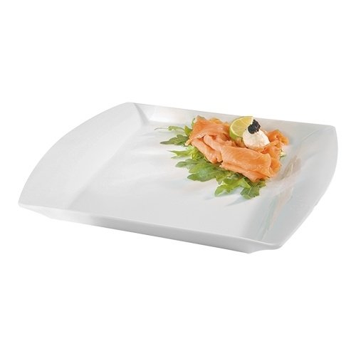  HorecaTraders Serviertablett | Porzellan | GN1/2 | 26,5 x 32,5 x 2 cm 