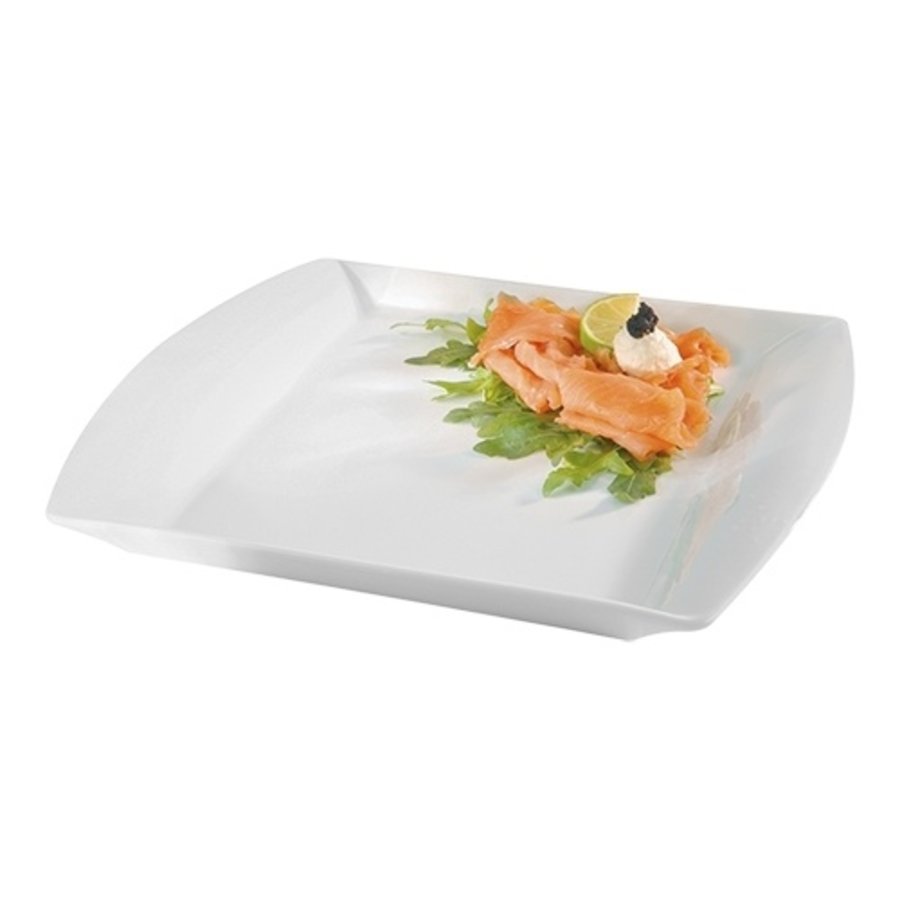 Plateau de service | Porcelaine | GN1/2 | 26,5 x 32,5 x 2 cm