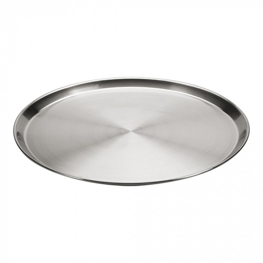 Plateau de service | acier inoxydable | 0,8 kg | Ø40 cm