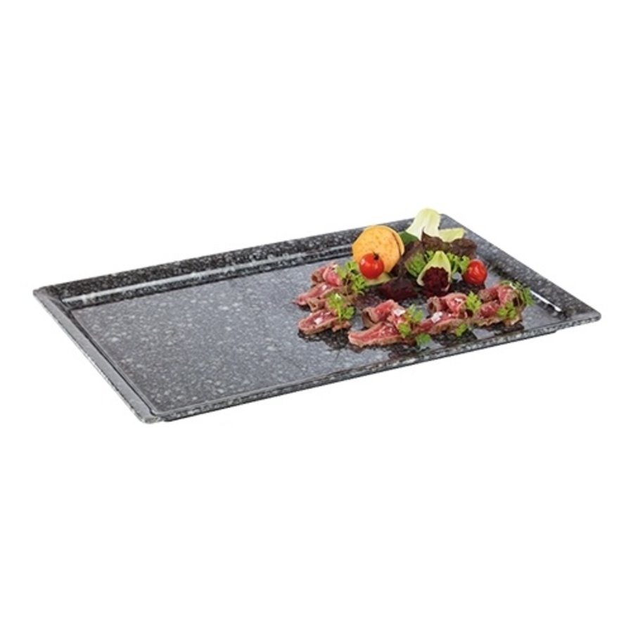 Serving tray | 1.1 kg | Plastic | GN2/4 | 16.2 x 53 x 3 cm