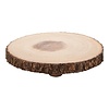 HorecaTraders Plateau de service | 0,5 kg | Bois | Ø20~25cm