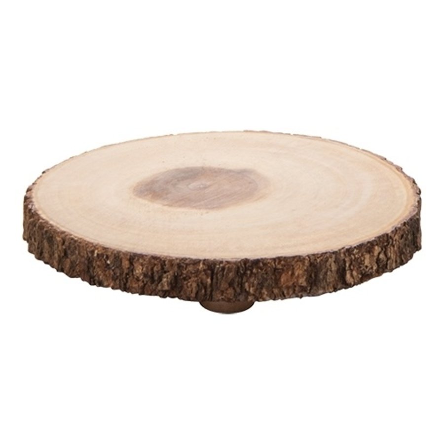 Serviertablett | 0,5 kg | Holz | Ø20~25cm