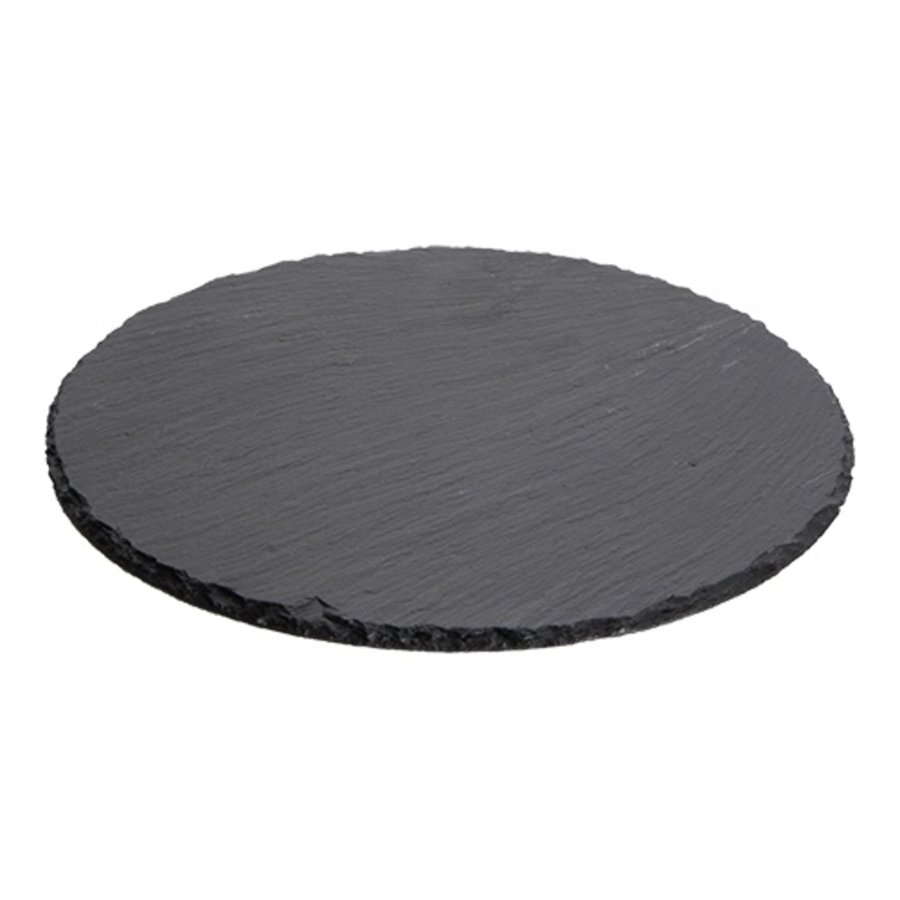 Serving tray | Round | 0.8kg | Slate | Ø30 cm