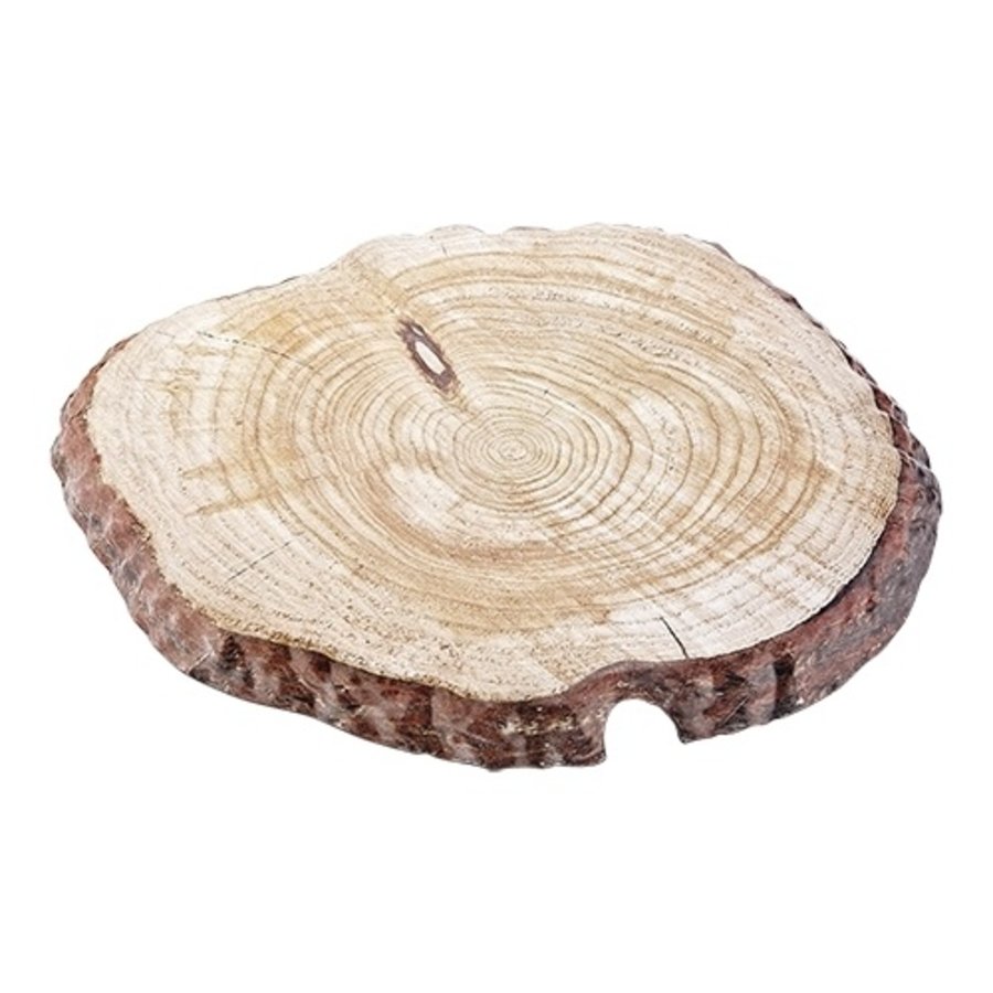 Serving tray | Melamine | Wood design | 33x30cm