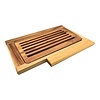 HorecaTraders Bread cutting board | Wood | Crumb catcher | 38x26cm