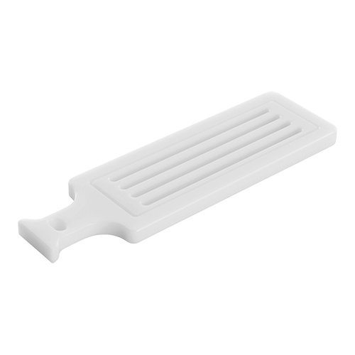  HorecaTraders Brotschneidebrett | Polyethylen | Krümelfänger und Griff | 50 x 15 cm 