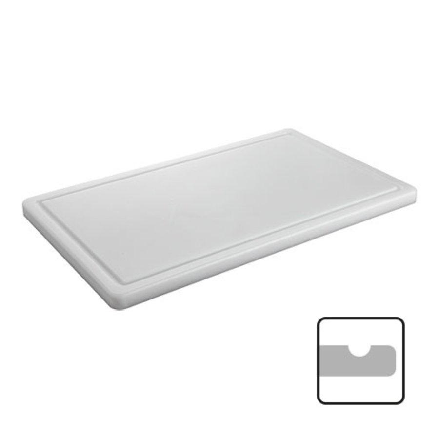 Cutting Blade | Polyethylene | Groove | 40 x 25 cm | Multiple Colors