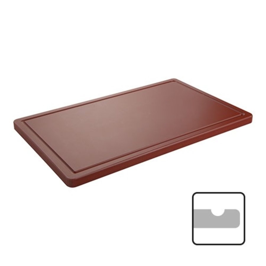 Schneidklinge | Polyethylen | Schlucht | GN 1/1 | Mehrere Farben