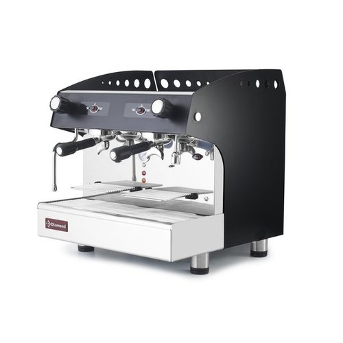  HorecaTraders Espresso machine | 2 groups | Semi-automatic | Black 